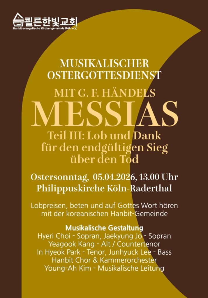 Ostergottesdienst Hanbit mit Händels Messias